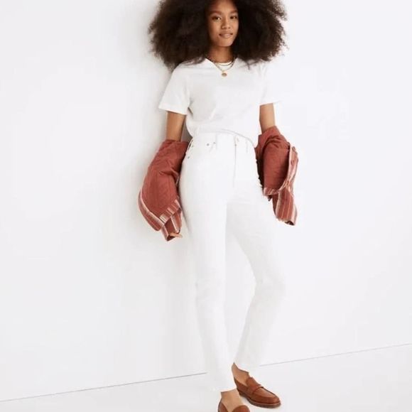 Madewell Denim - Madewell The Perfect Vintage Jean in Tile White Size 26 NWT